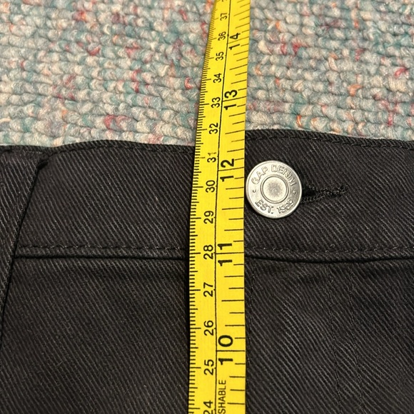 NWT Ladies 12/31R Gap High Rise Wide-Leg Black Jeans - Picture 7 of 11